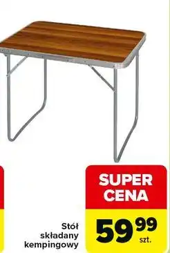 Carrefour Stół kempingowy oferta