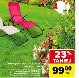 Carrefour Leżak pozycyjny oferta