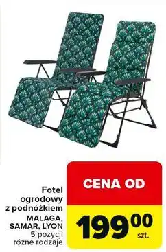 Carrefour Fotel lyon wielopozycyjny z podnóżkiem oferta