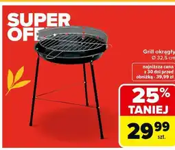 Carrefour Grill okrągły 32.5 cm oferta