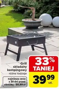 Carrefour Grill składany oferta