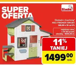 Carrefour Domek friends z kuchnią 217 x 155 172 cm Smoby oferta