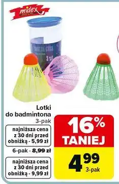 Carrefour Lotki do badmintona Midex oferta