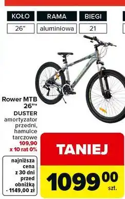 Carrefour Rower mtb duster 26 oferta