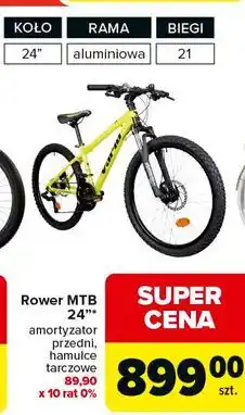 Carrefour Rower mtb 24 oferta