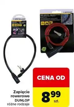 Carrefour Zapięcie rowerowe na klucz Dunlop oferta