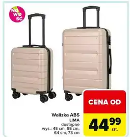 Carrefour Walizka abs lima 73 cm oferta