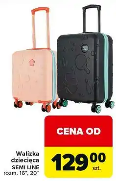 Carrefour Walizka dziecięca 20 Semi Line oferta