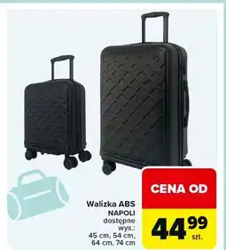 Carrefour Walizka abs napoli 74 cm oferta