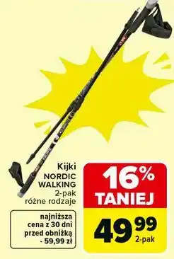 Carrefour Kijki nordic walking oferta