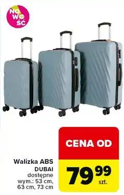 Carrefour Walizka abs dubai 73 cm oferta