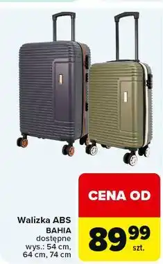 Carrefour Walizka abs bahia 74 cm oferta