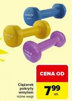 Carrefour Ciężarek 17023 żeliwny winylowy 0.75 kg Hms oferta