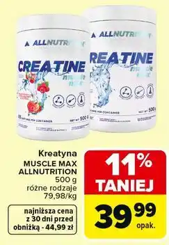 Carrefour Suplement diety creatine muscle max Allnutrition oferta