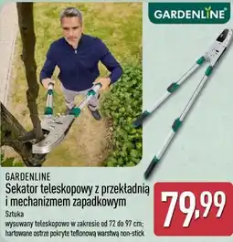 ALDI Sekator teleskopowy z przekładnią i mechanizmem zapadkowym GARDENLINE oferta