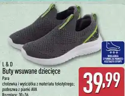 ALDI L & D Buty wsuwane dziecięce oferta