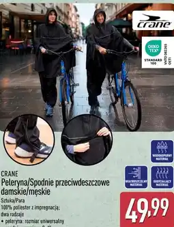 ALDI CRANE Peleryna/Spodnie przeciwdeszczowe damskie/męskie oferta