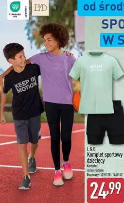 ALDI L & D Komplet sportowy dziecięcy oferta