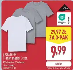 ALDI UP2FASHION T-shirt męski, 3 szt oferta