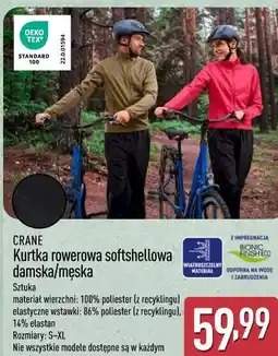 ALDI CRANE Kurtka rowerowa softshellowa damska/męska oferta