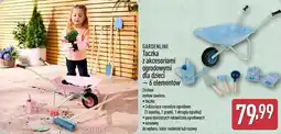 ALDI Taczka z akcesoriami ogrodowymi dla dzieci - 6 elementów GARDENLINE oferta
