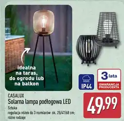 ALDI CASALUX Solarna lampa podłogowa LED oferta