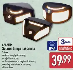 ALDI CASALUX Solarna lampa naścienna oferta