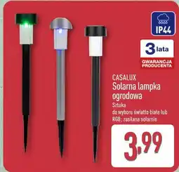 ALDI CASALUX Solarna lampka ogrodowa oferta