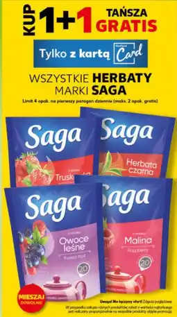 Kaufland Wszystkie herbaty marki Saga oferta