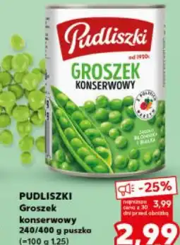 Kaufland PUDLISZKI Groszek konserwowy oferta