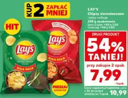 Kaufland LAY'S Chipsy ziemniaczane różne rodzaje 250 g opakowanie oferta