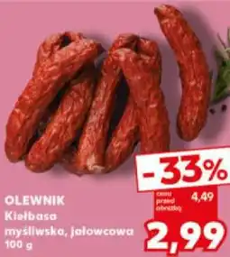 Kaufland OLEWNIK Kiełbasa myśliwska, jałowcowa oferta