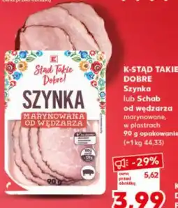 Kaufland Szynka lub Schab od wędzarza K-STĄD TAKIE DOBRE oferta