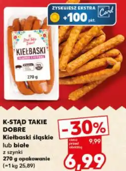 Kaufland Kiełbaski śląskie lub białe z szynki K-STĄD TAKIE DOBRE oferta