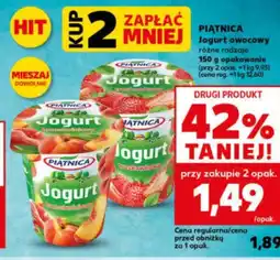 Kaufland Piątnica Jogurt owocowy oferta