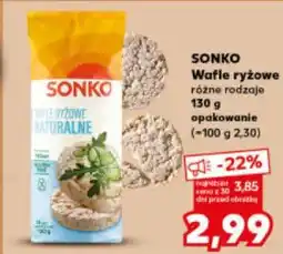 Kaufland SONKO Wafle ryżowe oferta