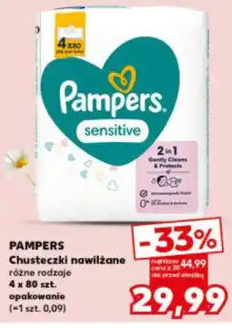Kaufland Chusteczki nawilżane Pampers oferta