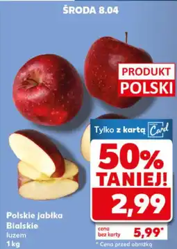 Kaufland Polskie jabłka Bialskie oferta