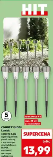 Kaufland COUNTRYSIDE Lampki solarne LED oferta