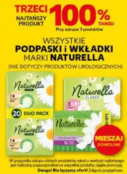 Kaufland WSZYSTKIE PODPASKI I WKŁADKI MARKI NATURELLA oferta