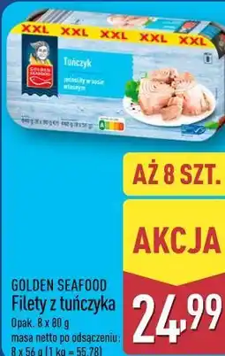 ALDI Filety z tuńczyka Opak. 8 x 80 g masa netto po odsączeniu: 8 x 56 g oferta