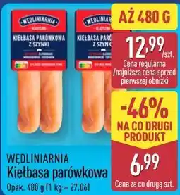 ALDI WĘDLINIARNIA Kiełbasa parówkowa oferta