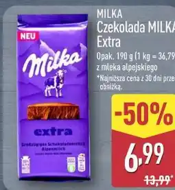 ALDI Czekolada MILKA Extra MILKA oferta