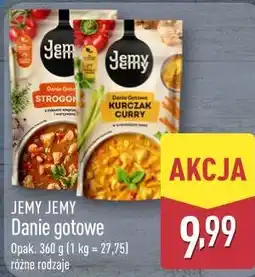 ALDI Danie gotowe różne rodzaje JEMY JEMY oferta