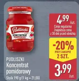 ALDI Koncentrat pomidorowy PUDLISZKI oferta