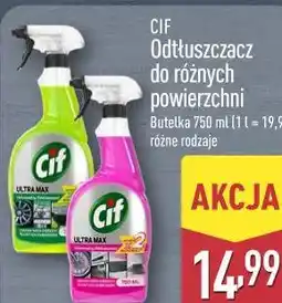 ALDI Odtłuszczacz do różnych powierzchni CIF oferta