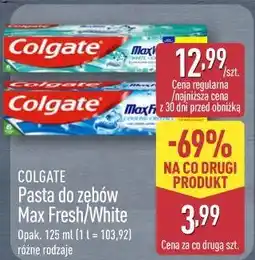 ALDI Pasta do zębów COLGATE Max Fresh/White oferta
