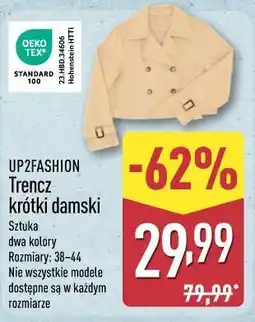 ALDI Trencz krótki damski oferta