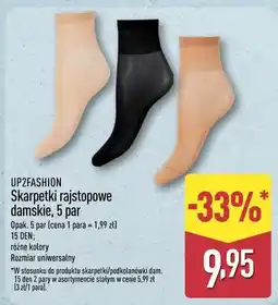 ALDI Skarpetki rajstopowe damskie, 5 par UP2FASHION oferta