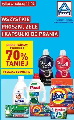 ALDI WSZYSTKIE PROSZKI, ŻELE I KAPSUŁKI DO PRANIA oferta